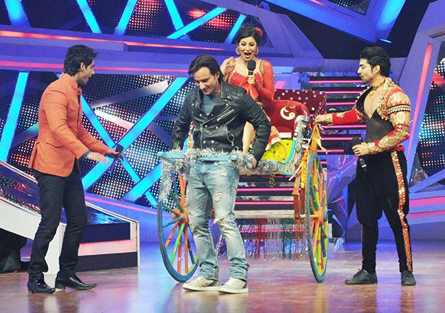 नच बलिए के सेट में करीना-शिल्‍पा के ठुमके