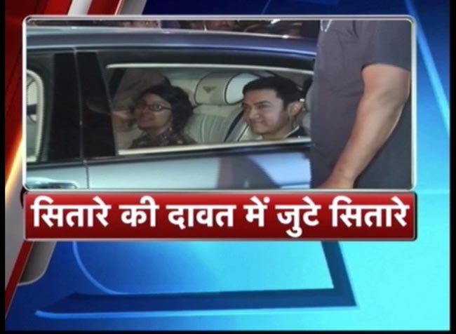 सितारों से रोशन हुई सचिन तेंदुलकर की पार्टी