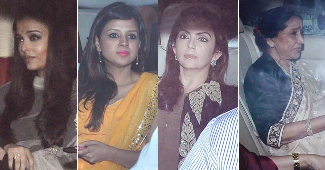 सितारों से रोशन हुई सचिन तेंदुलकर की पार्टी