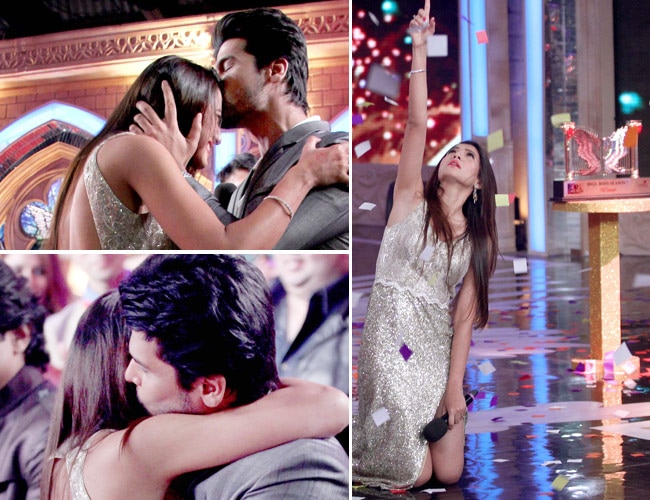 'विनर' गौहर खान को मिला कुशाल से 'Kiss' और 'Hug'