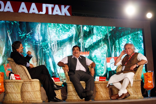 गडकरी और जयराम रमेश के साथ 'किसमें कितना है दम'