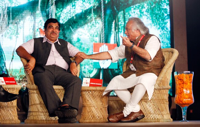 गडकरी और जयराम रमेश के साथ 'किसमें कितना है दम'