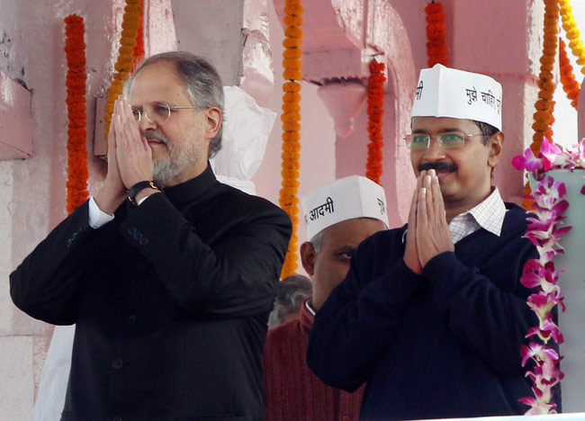 अरविंद केजरीवाल ने ली मुख्यमंत्री पद की शपथ