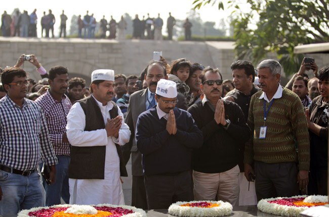 अरविंद केजरीवाल ने ली मुख्यमंत्री पद की शपथ