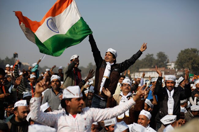 अरविंद केजरीवाल ने ली मुख्यमंत्री पद की शपथ