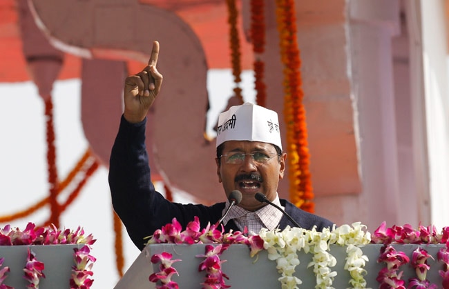 अरविंद केजरीवाल ने ली मुख्यमंत्री पद की शपथ