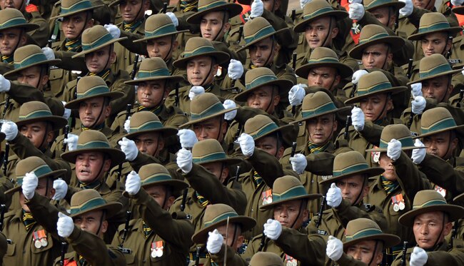 गणतंत्र दिवस परेड की रिहर्सल भी एकदम शानदार...