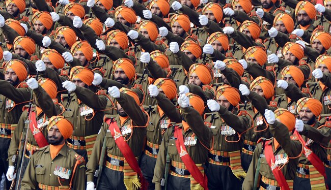 गणतंत्र दिवस परेड की रिहर्सल भी एकदम शानदार...