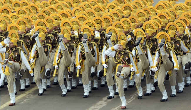 गणतंत्र दिवस परेड की रिहर्सल भी एकदम शानदार...