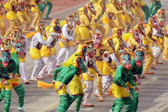 गणतंत्र दिवस परेड की रिहर्सल भी एकदम शानदार...