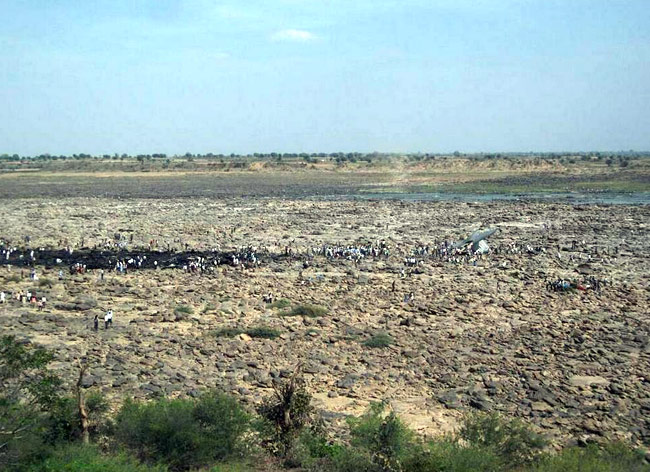 वायुसेना का सबसे बड़ा मालवाहक जहाज सी-130जे सुपर हरक्यूलिस क्रैश