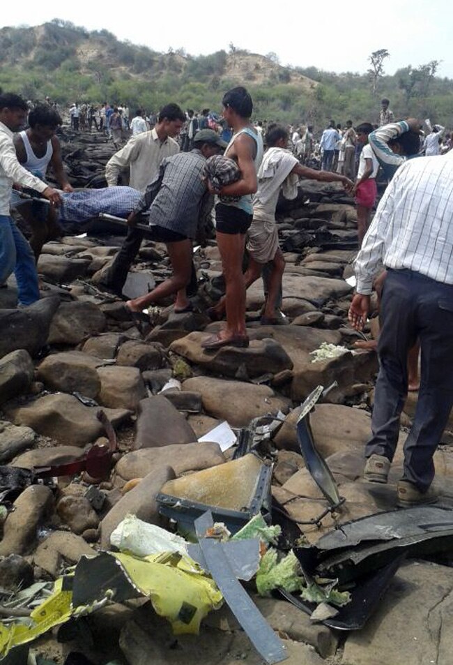 ग्‍वालियर में क्रैश हुए सुपर हरक्‍यूलिस की Exclusive तस्‍वीरें