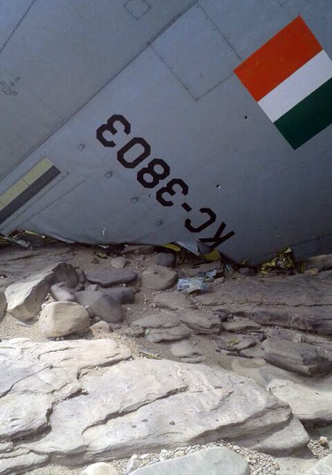 ग्‍वालियर में क्रैश हुए सुपर हरक्‍यूलिस की Exclusive तस्‍वीरें