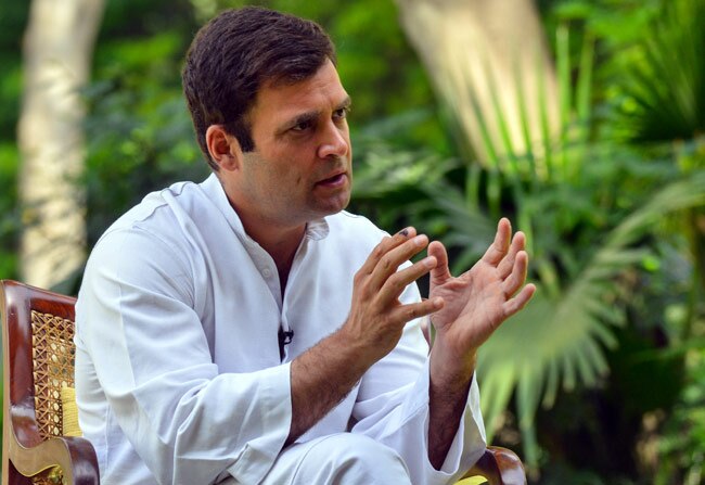 तस्वीरों में राहुल गांधी का पहला हिंदी इंटरव्यू...