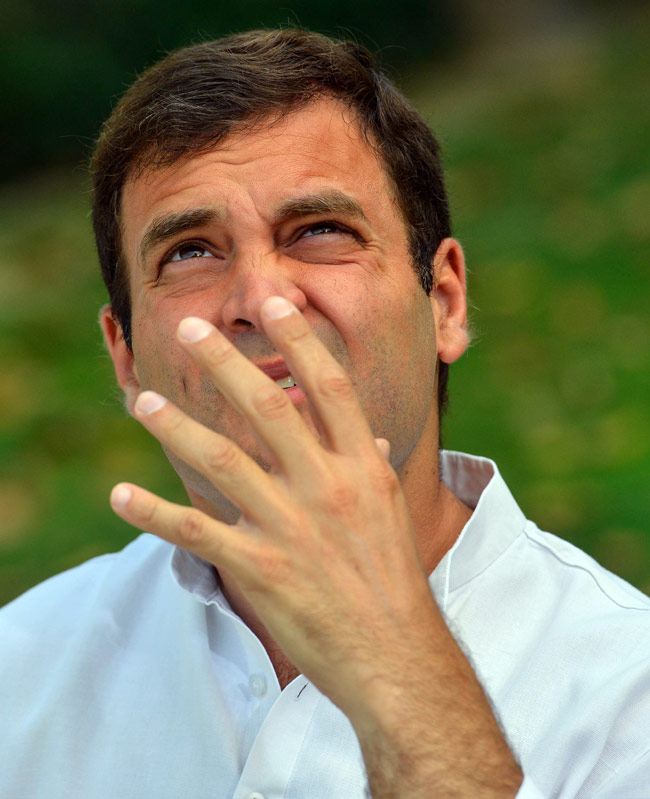 तस्वीरों में राहुल गांधी का पहला हिंदी इंटरव्यू...