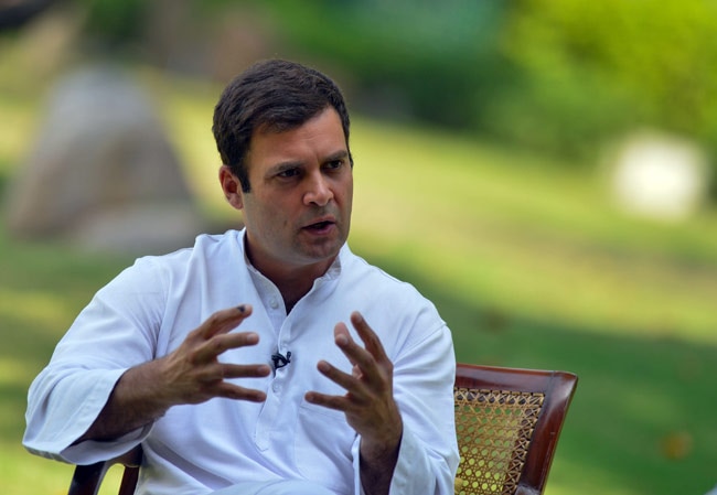 तस्वीरों में राहुल गांधी का पहला हिंदी इंटरव्यू...