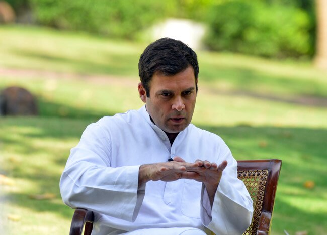 तस्वीरों में राहुल गांधी का पहला हिंदी इंटरव्यू...