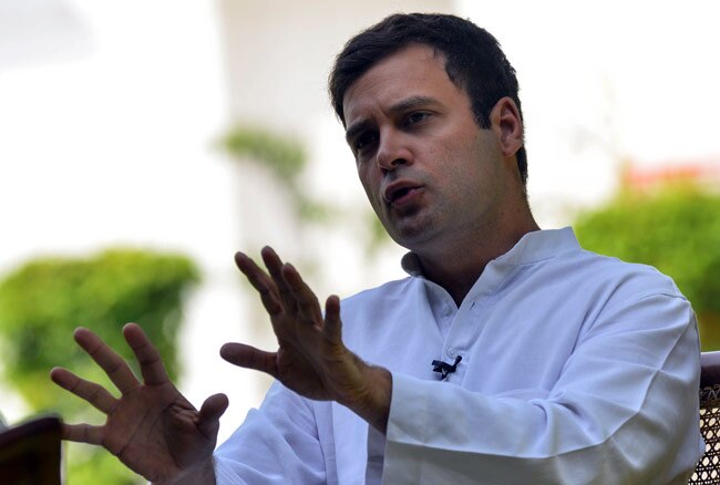 तस्वीरों में राहुल गांधी का पहला हिंदी इंटरव्यू...