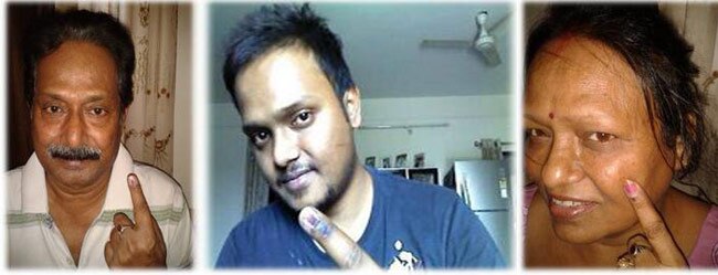 छठा चरण: लोकसभा चुनाव में आपका वोट, आपकी तस्‍वीर...