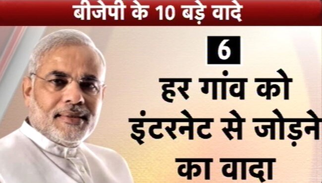 तस्‍वीरों में BJP इलेक्‍शन मेनिफेस्‍टो की टॉप 10 बातें...