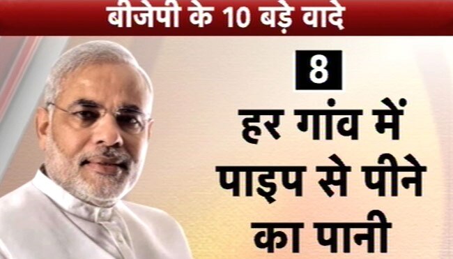 तस्‍वीरों में BJP इलेक्‍शन मेनिफेस्‍टो की टॉप 10 बातें...