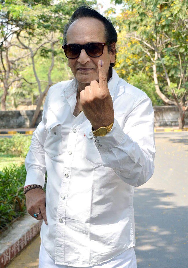 सेलेब्रिटीज ने भी डाला वोट, पोस्ट की तस्वीर