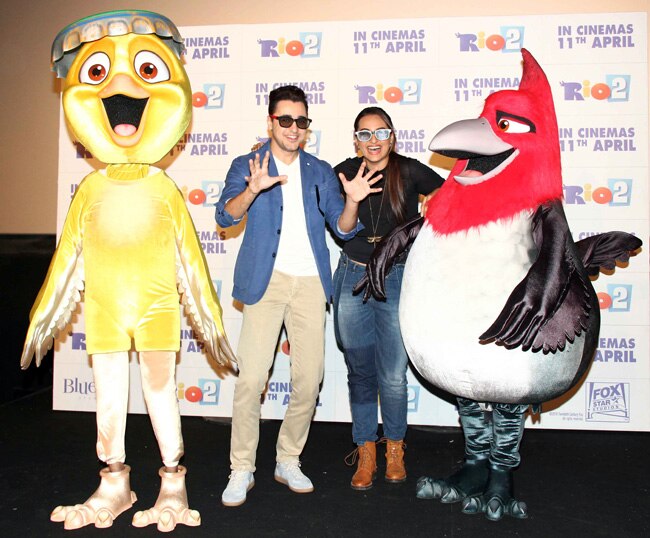 'रियो-2' के प्रमोशन में जुटे सोनाक्षी और इमरान