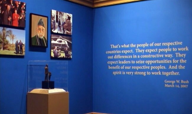 जॉर्ज डब्ल्यू बुश ने बनाई मनमोहन सिंह समेत 24 बड़े नेताओं की पेंटिंग