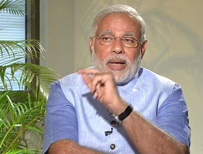 आज तक पर एक अलग ही अंदाज में नजर आए नरेंद्र मोदी...