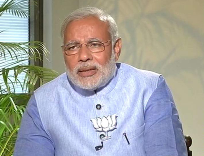 आज तक पर एक अलग ही अंदाज में नजर आए नरेंद्र मोदी...