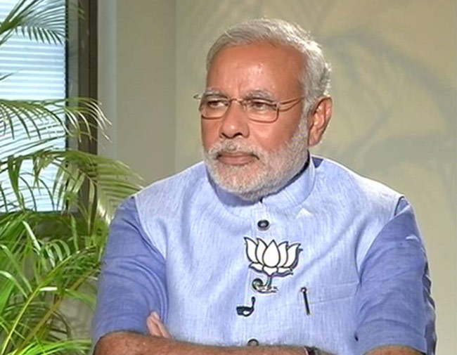 आज तक पर एक अलग ही अंदाज में नजर आए नरेंद्र मोदी...