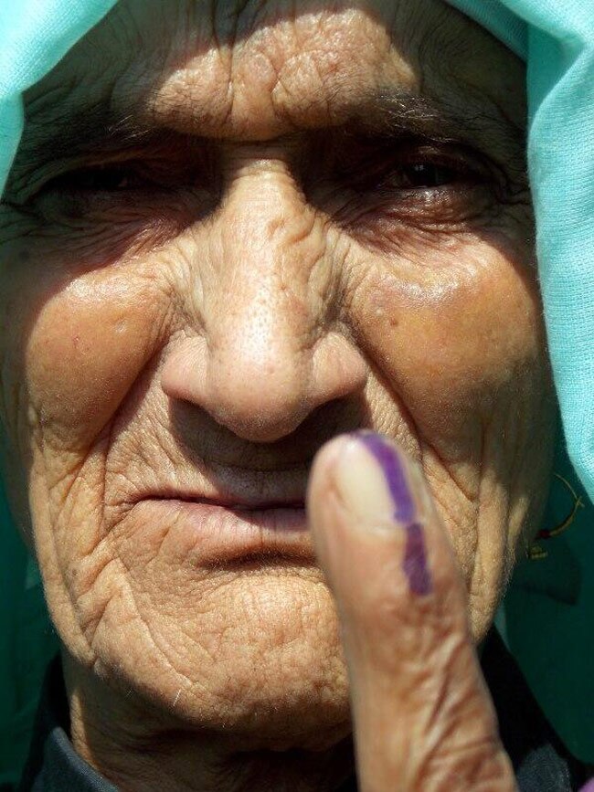 तस्वीरों में लोकसभा चुनाव 2014 का आठवां चरण