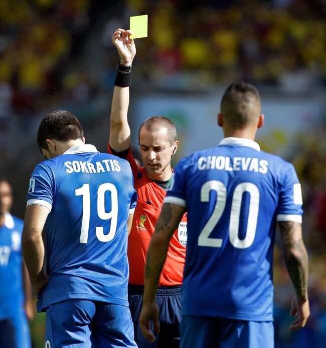 FIFA WC 2014: कोलंबिया ने ग्रीस को दी पटखनी