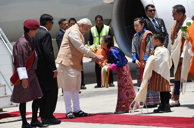 प्रधानमंत्री नरेंद्र मोदी के स्वागत में थिरका थिम्पू