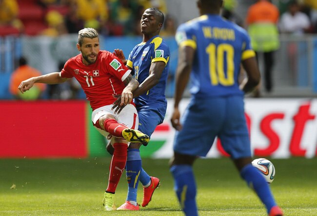 FIFA WC 2014: तस्वीरों में देखिए स्विट्जरलैंड और इक्वाडोर का मैच
