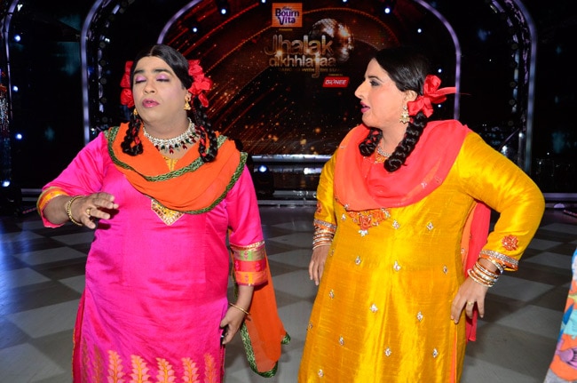 झलक के सेट पर पलक बन पहुंची विद्या