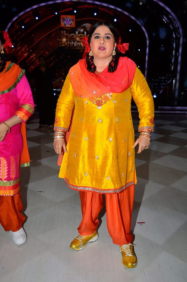 झलक के सेट पर पलक बन पहुंची विद्या