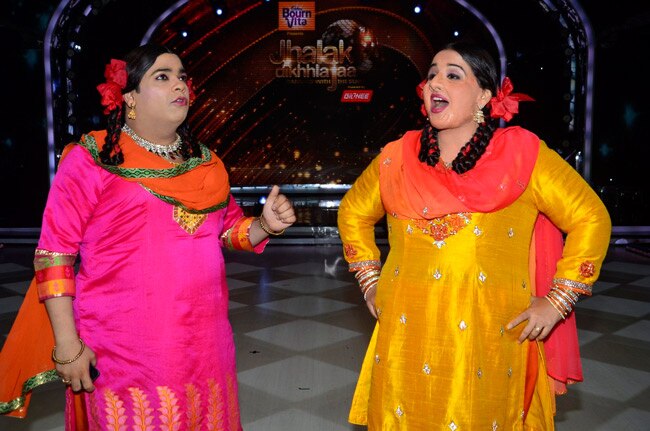 झलक के सेट पर पलक बन पहुंची विद्या