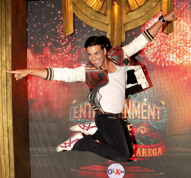 अक्षय-तमन्ना ने टीवी शो पर किया फिल्म 'इंटरटेनमेंट' का प्रमोशन