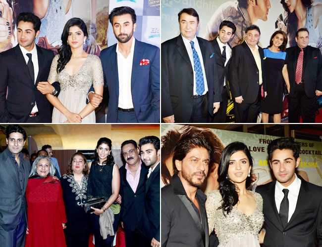 'लेकर हम दीवाना दिल' के प्रीमियर में लगा सितारों का मेला