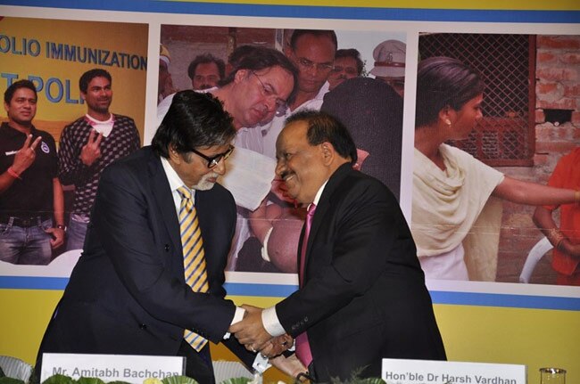 पोलियो के सवाल पर अमिताभ ने की ऐश्‍वर्या की तारीफ
