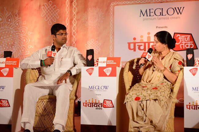 हरियाणा के चुनाव पर लगी आजतक की पंचायत