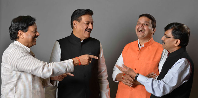 तस्वीरों में देखें महाराष्ट्र विधानसभा चुनाव पर पंचायत आज तक