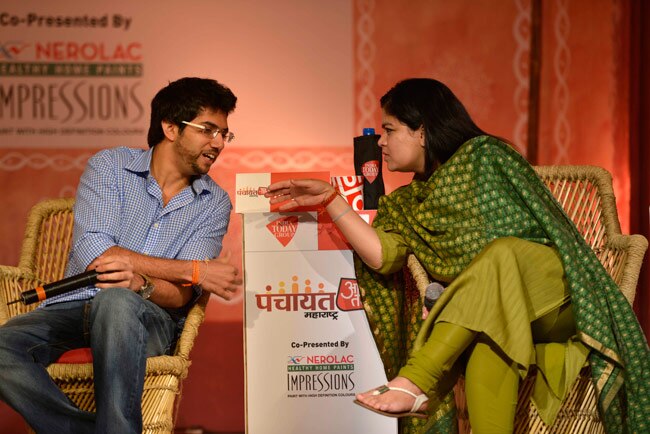 तस्वीरों में देखें महाराष्ट्र विधानसभा चुनाव पर पंचायत आज तक