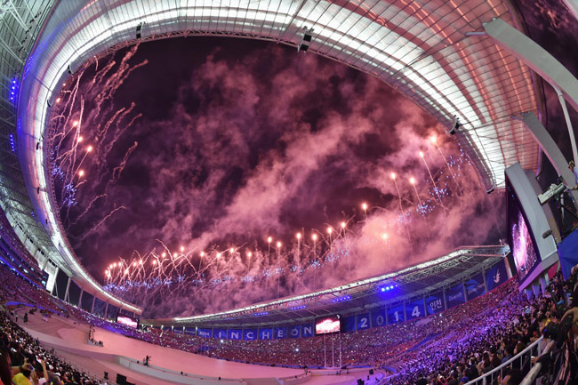 एशियन गेम्स 2014 का हुआ भव्य उद्घाटन