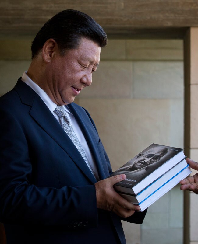 तस्वीरों में चीनी राष्ट्रपति शी जिनपिंग के दौरे का दूसरा दिन