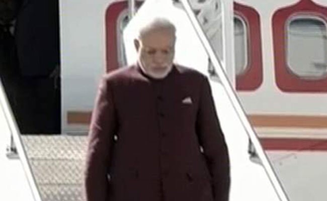 प्रधानमंत्री नरेंद्र मोदी पहुंचे अमेरिका, भव्‍य स्‍वागत