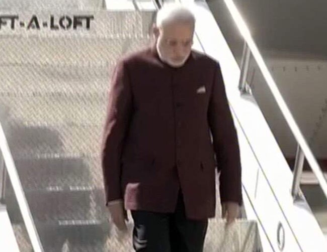 प्रधानमंत्री नरेंद्र मोदी पहुंचे अमेरिका, भव्‍य स्‍वागत