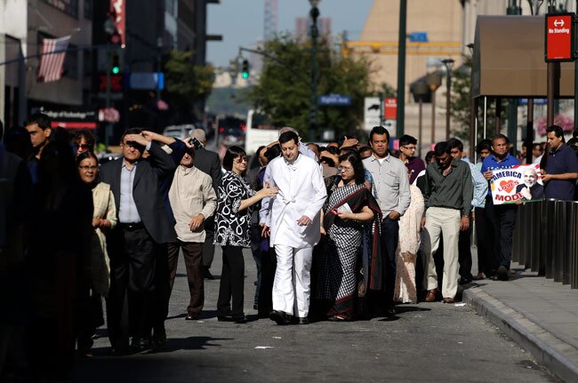 मोदीमय हुआ न्यूयॉर्क का मैडिसन स्क्वॉयर गार्डन