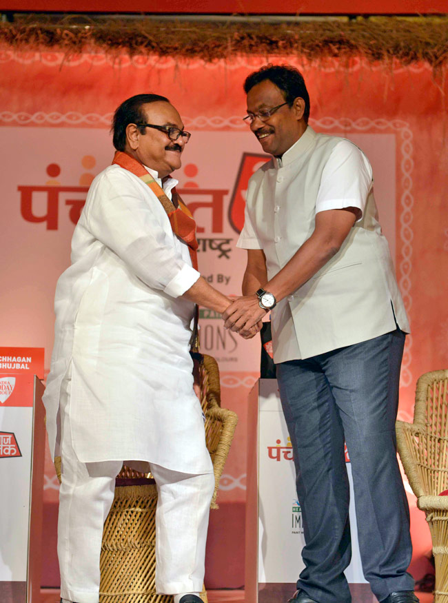 तस्वीरों में देखें महाराष्ट्र विधानसभा चुनाव पर पंचायत आज तक